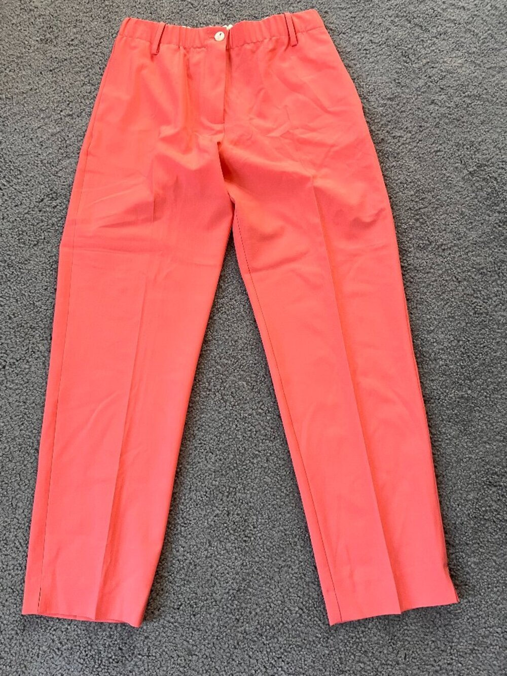 ALYSI CLASSIC STRAIGHT LEG TROUSERS SLACKS PANTS MADE IN ITALY WOOL BLEND EUC  8